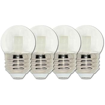 Westinghouse Lighting 4511320 7.5-Watt Equivalent S11 Clear LED Light Bulb with Medium Base, Four Pack
