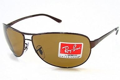 RAY-BAN RAYBAN RB 3342 Warrior Brown 014/57 Polarized Sunglasses: Amazon.co.uk: Clothing