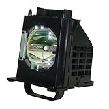 AuraBeam Mitsubishi WD-73735 TV Replacement Lamp with Housing