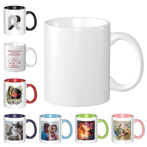 Personalized Mug with Image Text Logo, Custom Photo Coffee Mug, 11oz