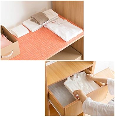 Lixada Non Adhesive Shelf Paper Non Slip Placemat Storage Liner
