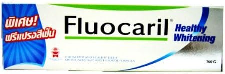 Fluocaril Healthy Whitening Microcarbonate Fluoride White Teeth Toothpaste 160 G Made in Thailand
