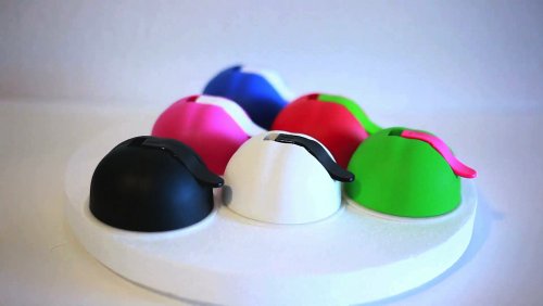 iSucker, Blue with a Grey lever for use with iPad, Android, Samsung, Kindle, Nook. It's an ergonomic handle, and can also be used as a stand.