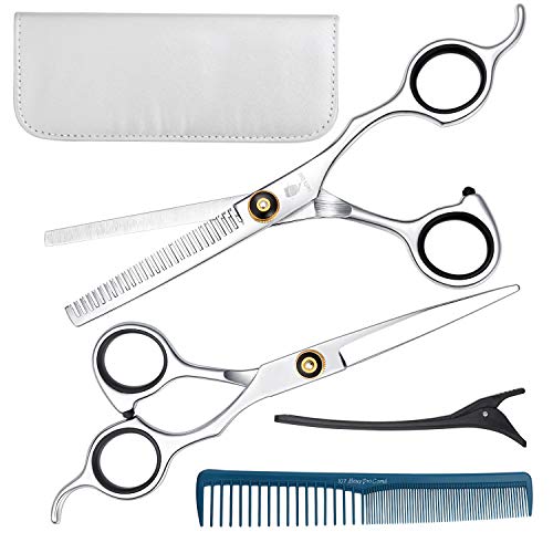 VH Hair Cutting Scissors 5Piece Hair Cutting Kit Premium Stainless