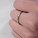 2mm Tungsten Carbide Wedding Bands Silver White Diamond Faceted Engagement Rings Comfort Fit Domed Promise Anniversary Rings for Couples Matching Rings for Her