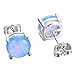 Bamos Jewelry Girls Blue Opal 925 Silver Stud Earring Engagement Wedding Gift Stud Earrings for Girls