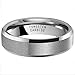 Fatree Mens Tungsten Rings Wedding Bands for Him Tungsten Carbide Rings for Men Engagement Rings 6MM Comfort Fit