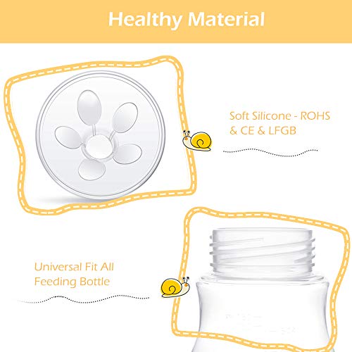 BAMMAX Double Electric Breast Pump, Portable Breast Pumps Breast Feeding Pumps USB Rechargeable Breast Pump with 4 Modes 16 Files, LED Touch Screen Display, Ultra-Quiet, BPA-Free, FDA Certified