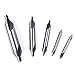 ATOPLEE 5pcs Industrial Tools HSS Lathe Mill Center Drill & Countersink Set 60 Degree Included Angle,Size 1 1.5 2.5 3.15 5mm