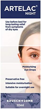 Artelac Night Eye Drops, Symptom Relief for Tired Dry, Stressed, Gritty, Burning and Tearing Eyes - Image 3