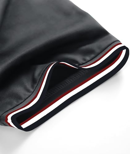 zitysport Polo Shirt Men's Short Sleeve Shirt Breathable Golf Polo Shirt Men Summer Shirts Sport Basic Slim Fit T-Shirt with Chest Pocket Polo Shirt