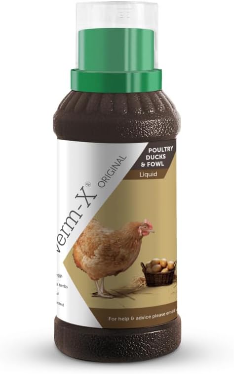 Verm-X 100 Natural Liquid for Poultry Vet Approved UFAS Assured 250ml