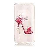 Urberry LG K7 Soft Case, LG K7 Fashion High-heel Case, Shock-proof Case Cover for LG K7 with a Phone Bracket