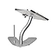 Dual Gooseneck Kiosk – CTA Secure Gooseneck Kiosk Stand w/Locking Case, Anti-Theft Cable, & Stylus for iPad Gen. 5, 6, iPad Air Gen. 1-2, and iPad Pro 9.7” (PAD-DSGK) - Silver