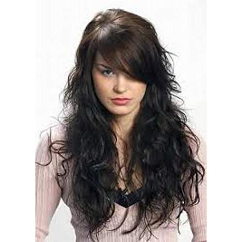 Sellers Destination Long Curly Women Hair Wigs With Bangs