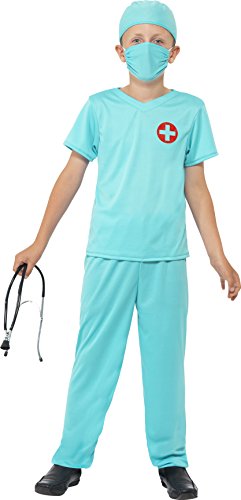 Blue Surgeon Scrubs Kids Costume