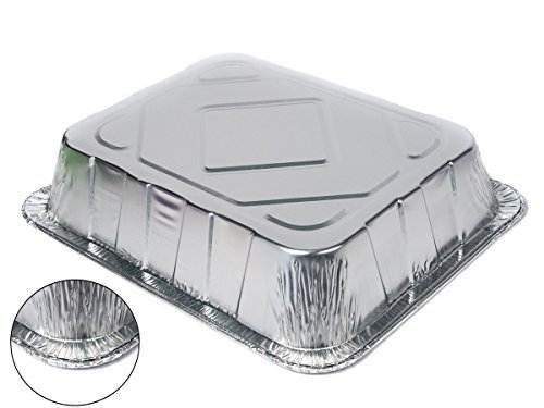 Aluminum Half Size Deep Foil Pan 30 packs Safe for use in freezer, oven, and steam table.pen,12 1/2" x 10 1/4" x 2 1/2" (-36 gauge-!) 3 Aluminum Half Size Deep Foil Pan 30 packs Safe for use in freezer, oven, and steam table.pen,12 1/2" x 10 1/4" x 2 1/2" (-36 gauge-!) - Image 4