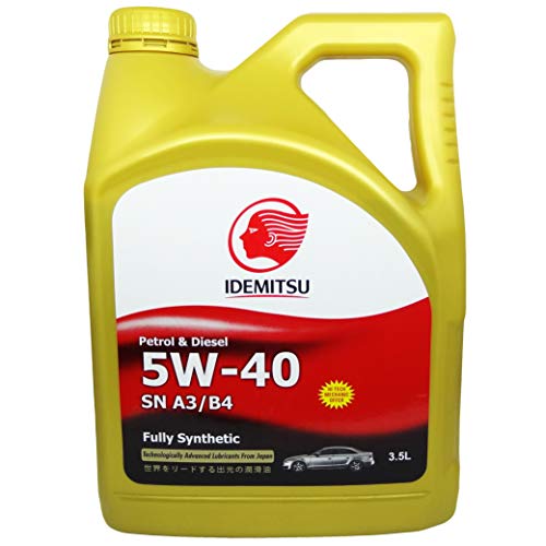 PITZO IDEMITSU SN A3/B4 5W-40 Fully Synthetic Petrol and Diesel Engine Oil (3.5 L)