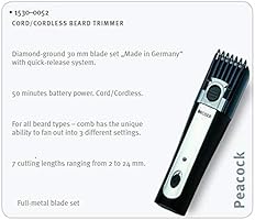 moser peacock beard trimmer