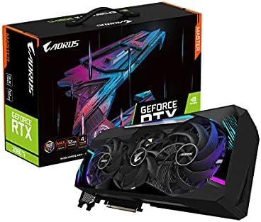 GIGABYTE AORUS GeForce RTX 3080 Ti Master 12G Graphics Card, Max