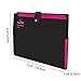 HAISSKY Yigou Expanding File Folders 12 Pockets Accordion File Folder A4 and Letter Size Paper Document Organizer Folders for School Office (Black)