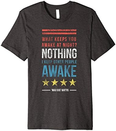 Mens What keeps you awake at night? XL Dark Heather
