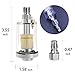Water Oil Separator - Air Compressor Filter Tools 1/4 inch NPT Inlet and Outlet with Male Adapter for Spray Gun Air Tool by MoArmor