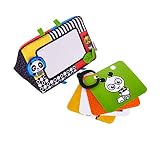 Baby Einstein Flip for Art High Contrast Floor Activity Mirror with Take Along Cards, Newborn+