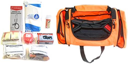 First Aid Kit Emergency Response EMT Bag Complete - Ideal for Camping, Firefighters, EMT, First Responders, Police and Military