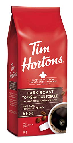 TIM HORTON’S DARK ROAST COFFEE, 300G/10.6 OZ {IMPORTED FROM CANADA