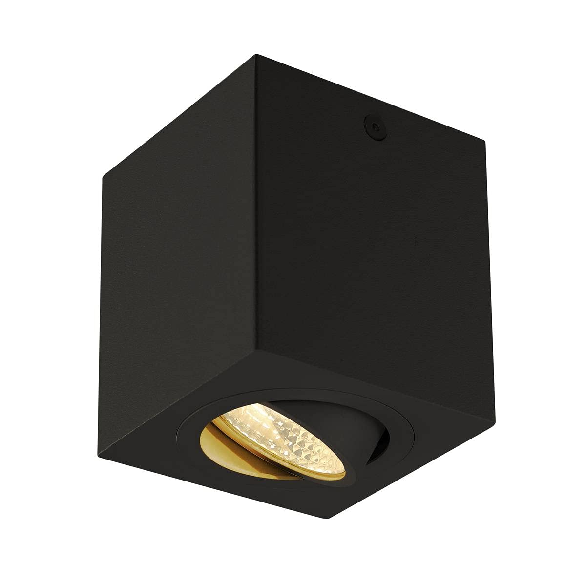 SLV Surface-Mounted Ceiling Light TRILEDO Square CL/LED spot, floodlight, Ceiling spot, Ceiling Light, Surface-Mounted Light, Internal Lighting / 3000K 8.1W 670lm Black 36 Degrees — image 1