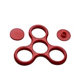 GBSELL Without Bearing Frame Shell For Tri-Spinner Hand Spinner EDC Fidget Toy (Red)