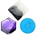 Resin Molds for Coasters,6 Pack Silicone Molds Kit for Casting Epoxy Resin UV Resin,Include Round, Hexagon and Square,with Resin Mixing and Measuring Tools