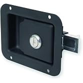 Paddle Latch, Keyed, Black Powder Coated