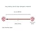 VCMART 14G 6PCS 38mm Stainless Steel Industrial Barbell Ear Cartilage Helix-Conch Piercing Bar 1 1/2 Inch