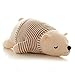MMTTAO Stuffed Polar Bear Animal Plush Toy 24 Inch Large White Sleeping Bear Animal Stuff Soft Plushies Cute Dolls Collection Huggable Throw Pillow Cushion Gifts for Kids Children Boys Girls, 24Inches