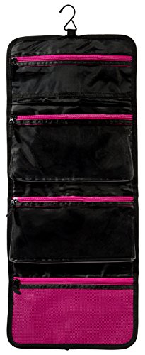 Pink-sunset hanging toiletry bag: organize your toiletries / cosm…