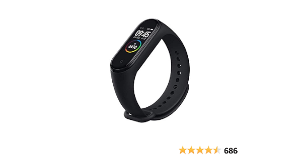 Amazon.com: Xiaomi Mi Band 4 - Pulsera inteligente de monitor de frecuencia  cardíaca, resistente al agua hasta 164.0 ft : Deportes y Actividades al  Aire Libre