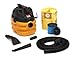 Shop-Vac 5872810 6.0 Peak HP Heavy Duty Portable Vacuum 5 gallon Yellow/Black with Cord & Tool Storage & Multifunction Accessories, Uses Type BB Cartridge Filter & Type H Filter Bag
