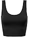 Fifth Parallel Threads FPT Basic Crop Tank Top Black L