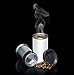bobble Travel French Press and Portable Mug, Insulated Stainless Steel Tumbler with Micro Filter, 13 Ounces, 13 oz, Gunmetal