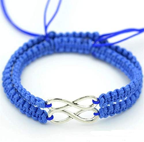 Couple Bracelets His and Hers 8 Infinity Bracelets Jewelry for Lover Girlfriends Wrist