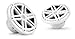 JL AUDIO M770-CCX-SG-WH Cockpit Coaxial Speaker System, White primary