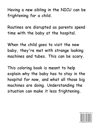 My Sister Came Early: A Coloring Book for a Kid with a Premature Baby Sister 1