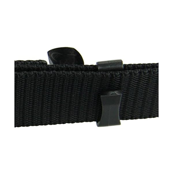 Rockway-Unisex-Nylon-Designer-Belts-with-Pom-Plastic-Buckle-Prevent-Allergy-Water-Resistant-Fishing-Belt-Black