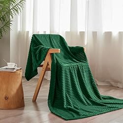 Vessia Flannel Fleece Throw Blanket for