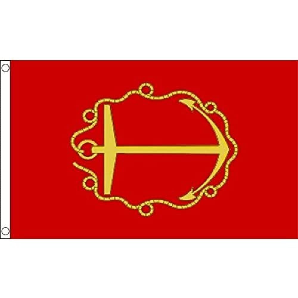 AZ FLAG - Lord High Admiral 17Th Century Flag - 3x5 Ft - 100D Polyester Bristish Historic Banner with Two Metal Grommets - Fade Resistant - Vivid Colors - 3' x 5' Feet - 150x90 Cm