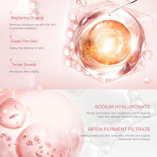 8-in-1 Skincare & Makeup Gift Set with Antioxidant Complex – Cleanser, Toner, Lotion，Serum, Eye Cream，BB Cream & Velvet Lip Color – Hydrating Routine for All Skin Types, Daily Glow Essentials ﻿