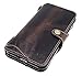 Yogurt Case for iPhone 8 Plus, Case for iPhone 7 Plus, Genuine Leather Wallet Handmade Compatible with iPhone 8 Plus/7 Plus 5.5 Inch Oil Leather