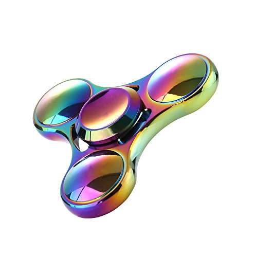 【2017 upgraded】fidget spinner rainbow hand spinner …